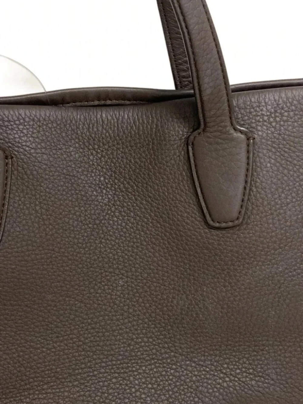 THE ROW Marcel Dark Brown Calf Skin Leather Handbag